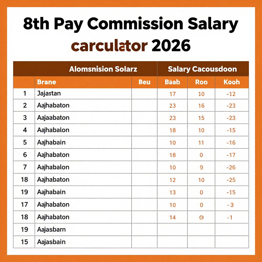 8th Pay Commission Salary Calculator – Complete Easy Guide
