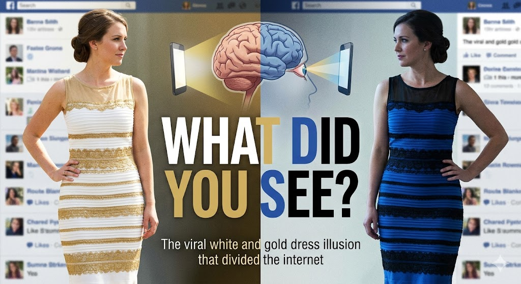 The White and Gold Dress Mystery: What Did You See