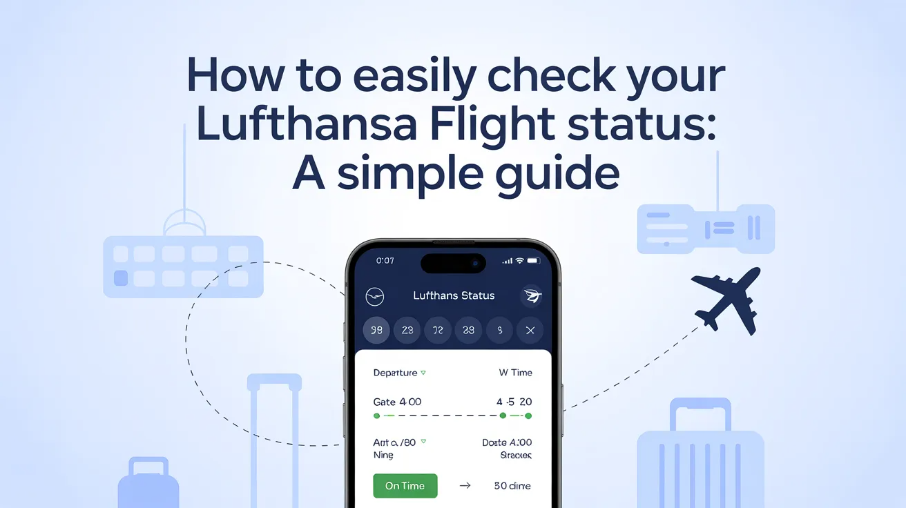 How to Easily Check Your Lufthansa Flight Status: A Simple Guide